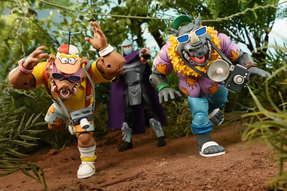 Żółwie Ninja (Cartoon 1980) Figurka Akcji 2 Pack Vacation Bebop and Rocksteady 18 cm zdjęcie produktu