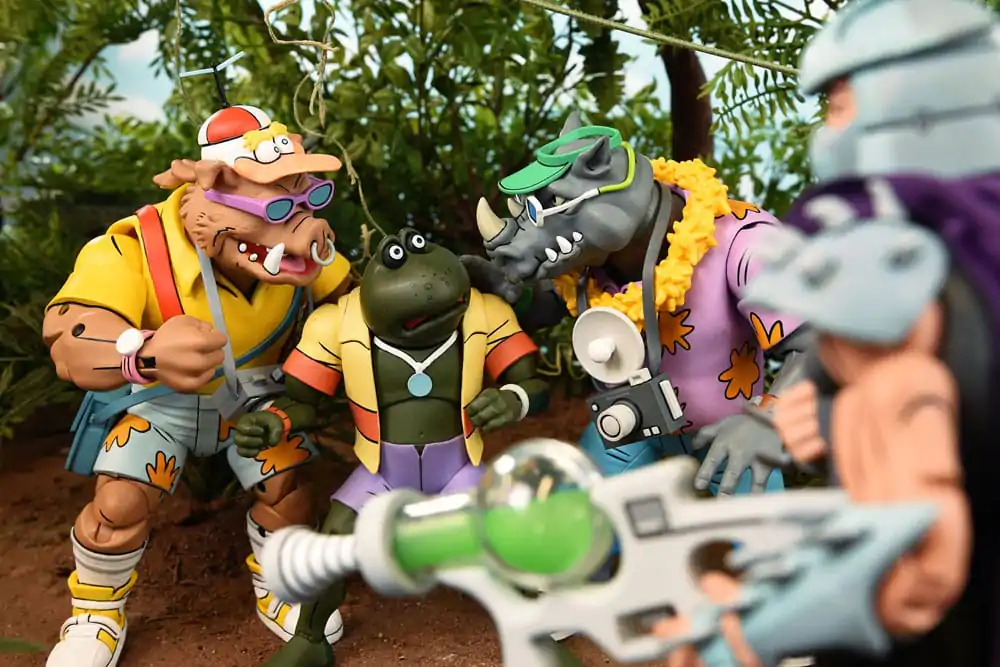 Żółwie Ninja (Cartoon 1980) Figurka Akcji 2 Pack Vacation Bebop and Rocksteady 18 cm zdjęcie produktu