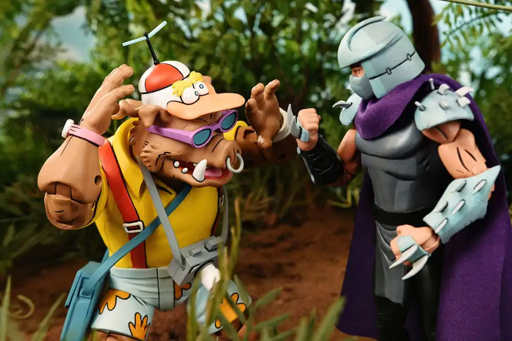 Żółwie Ninja (Cartoon 1980) Figurka Akcji 2 Pack Vacation Bebop and Rocksteady 18 cm zdjęcie produktu