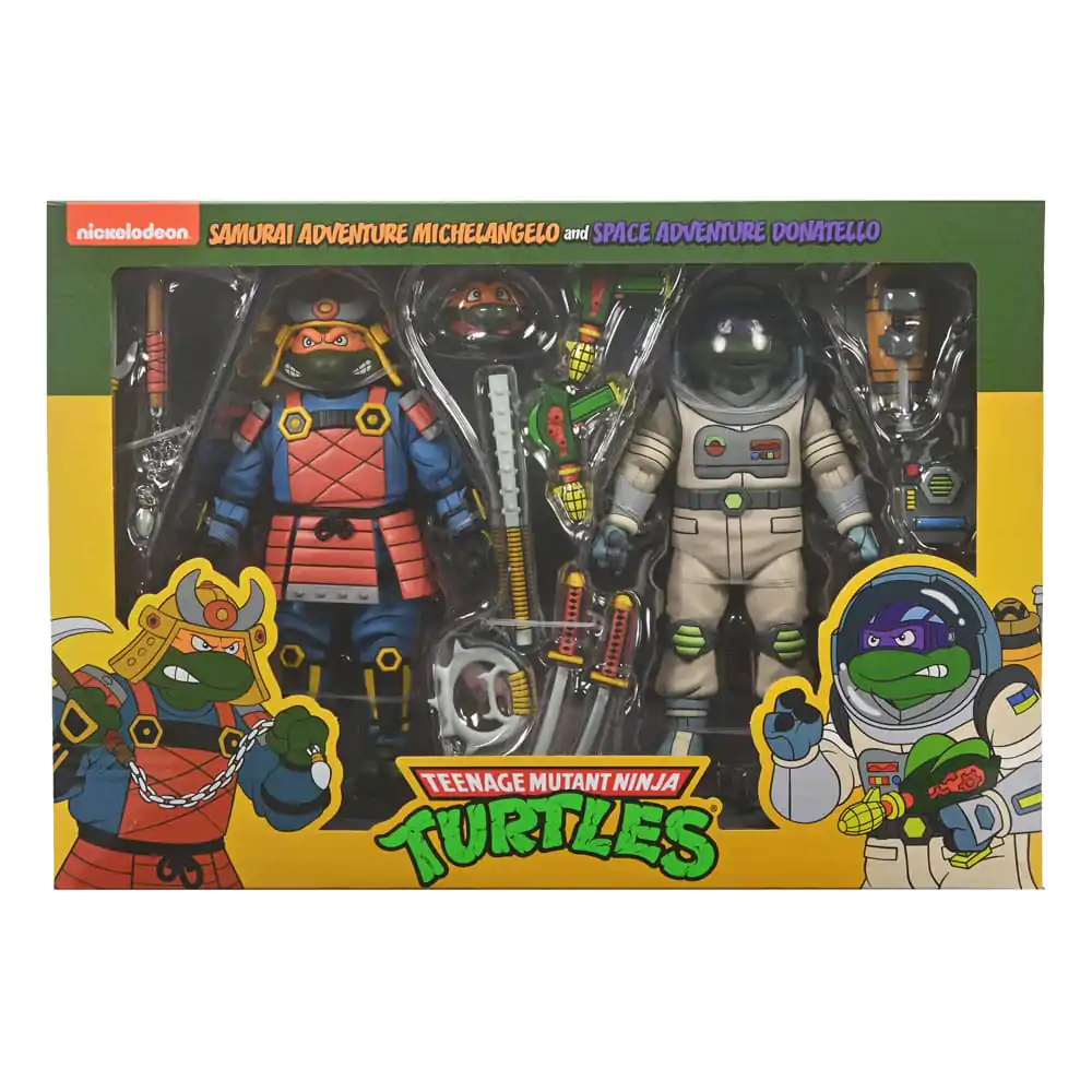 Teenage Mutant Ninja Turtles (Cartoon) Figurka Akcji 2 Pack Space Adventure & Samurai Turtles 18 cm zdjęcie produktu