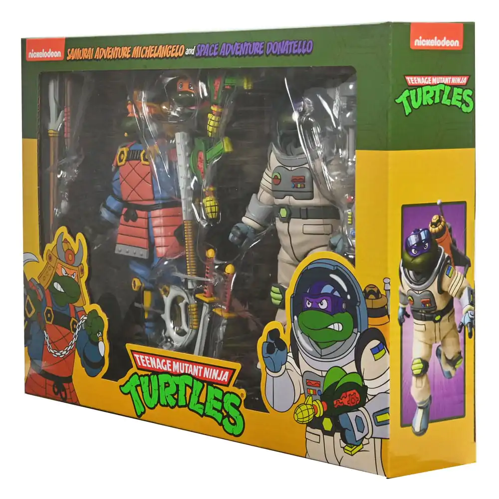 Teenage Mutant Ninja Turtles (Cartoon) Figurka Akcji 2 Pack Space Adventure & Samurai Turtles 18 cm zdjęcie produktu