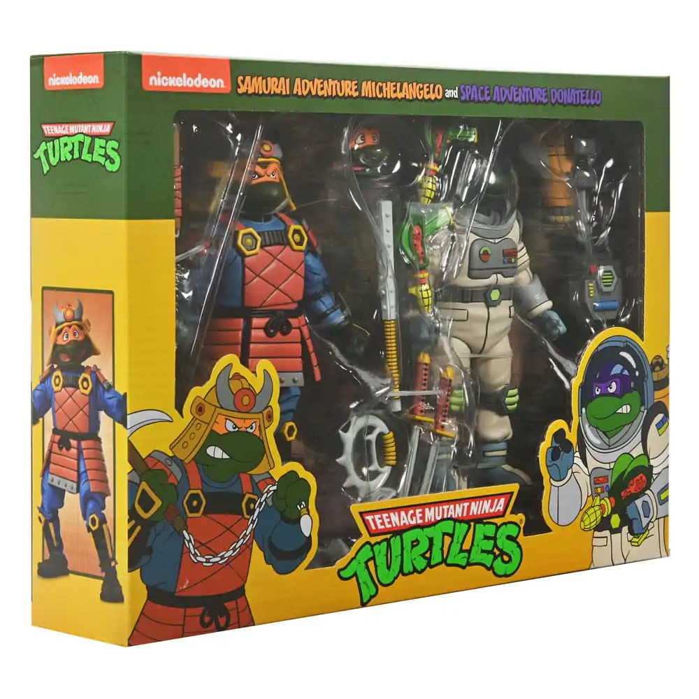 Teenage Mutant Ninja Turtles (Cartoon) Figurka Akcji 2 Pack Space Adventure & Samurai Turtles 18 cm zdjęcie produktu