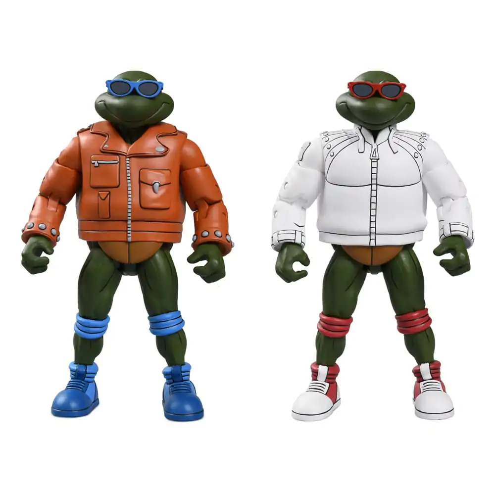 Żółwie Ninja (Wersja animowana) Figurka Akcji Punk Leo i Punk Raph 2 Pack 18 cm zdjęcie produktu