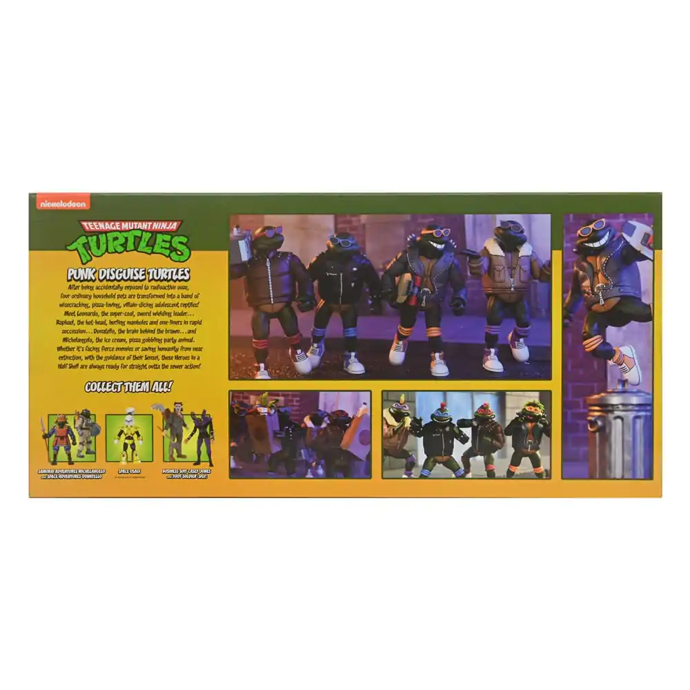 Żółwie Ninja (Cartoon) Figurki Akcji 4-Pack Punk Turtles 18 cm zdjęcie produktu