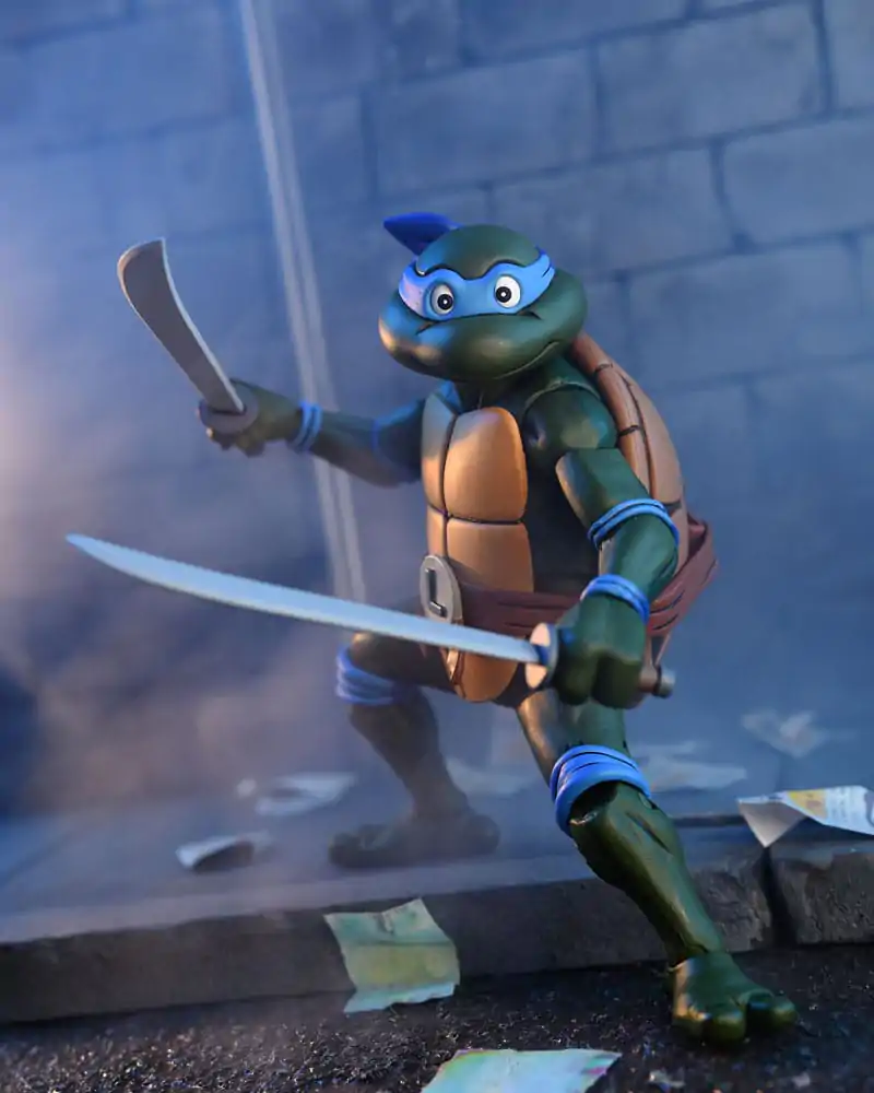 Teenage Mutant Ninja Turtles (Cartoon) Figurka Akcji Ultimate Leonardo VHS 18 cm zdjęcie produktu