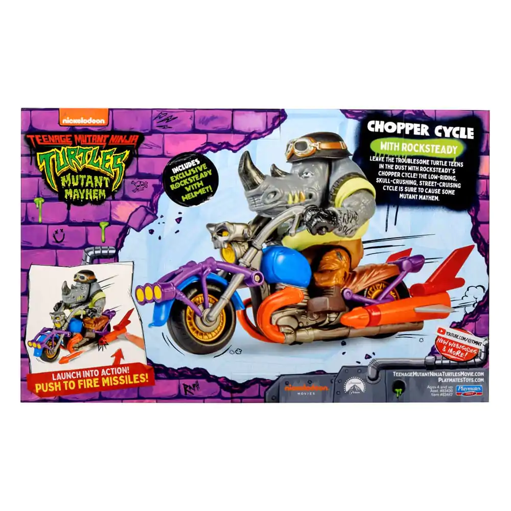 Żółwie Ninja Figurka Akcji Chopper z Rocksteady zdjęcie produktu