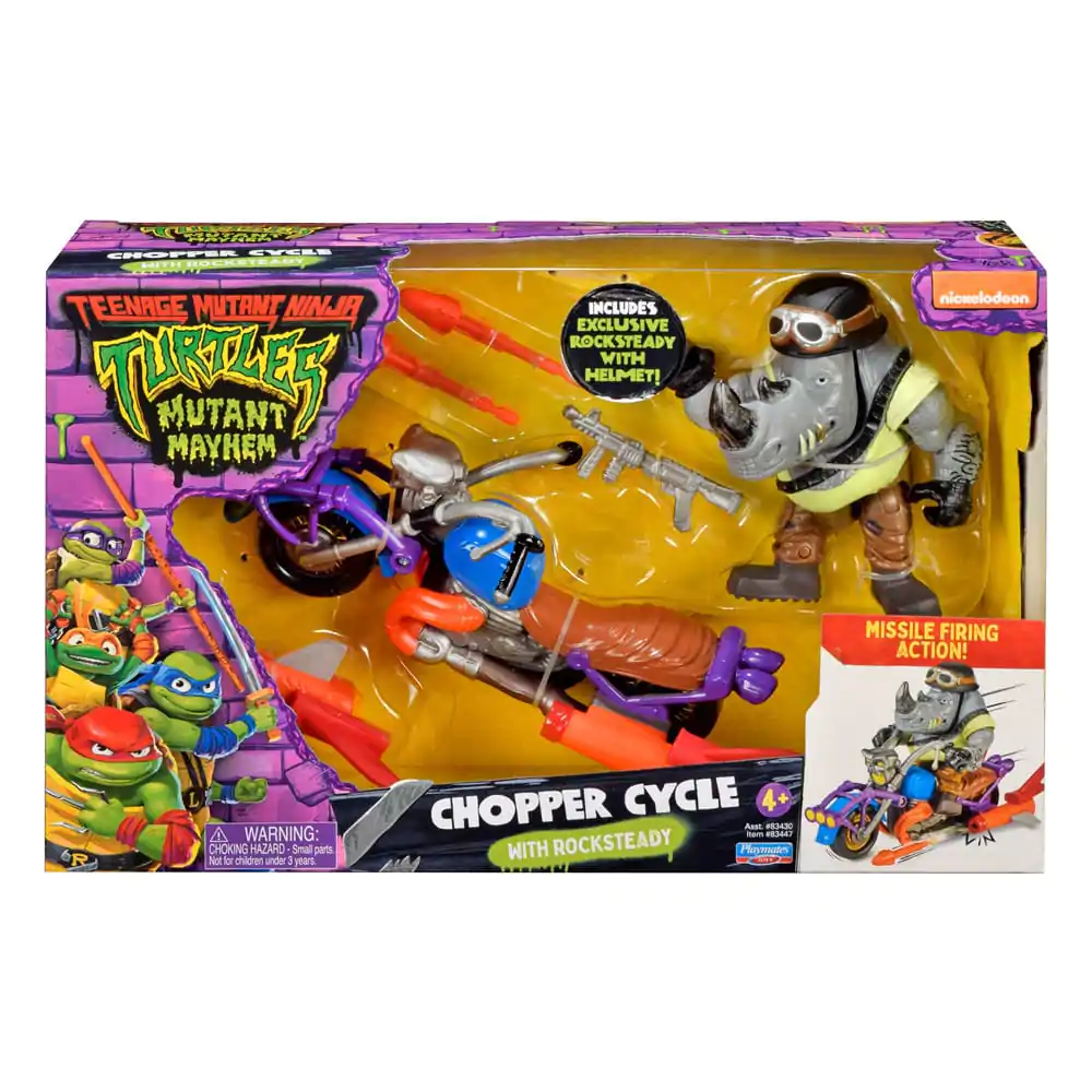 Żółwie Ninja Figurka Akcji Chopper z Rocksteady zdjęcie produktu