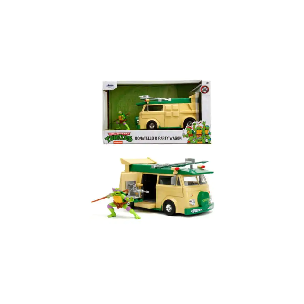 Żółwie Ninja Diecast Model 1/24 Donatello & Party Wagon zdjęcie produktu