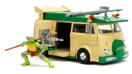 Żółwie Ninja Diecast Model 1/24 Donatello & Party Wagon zdjęcie produktu