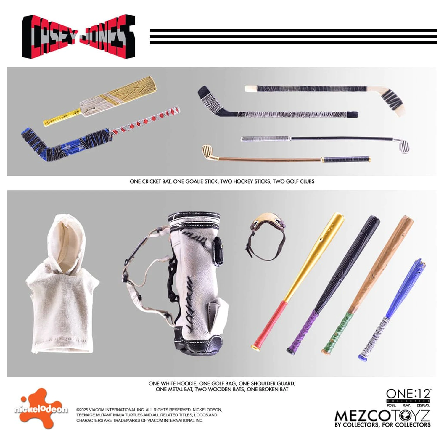 Teenage Mutant Ninja Turtles Figurka 1/12 Casey Jones 17 cm zdjęcie produktu