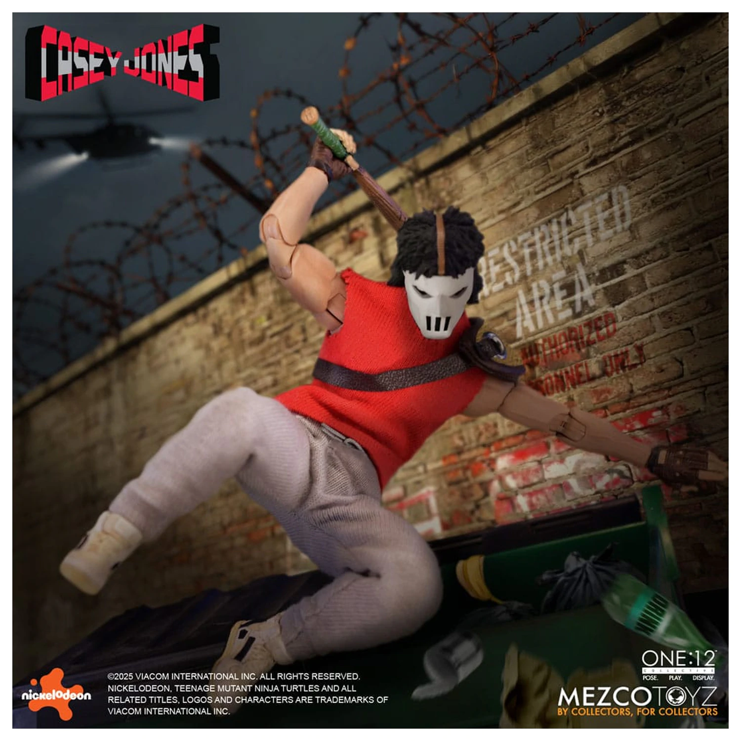 Teenage Mutant Ninja Turtles Figurka 1/12 Casey Jones 17 cm zdjęcie produktu
