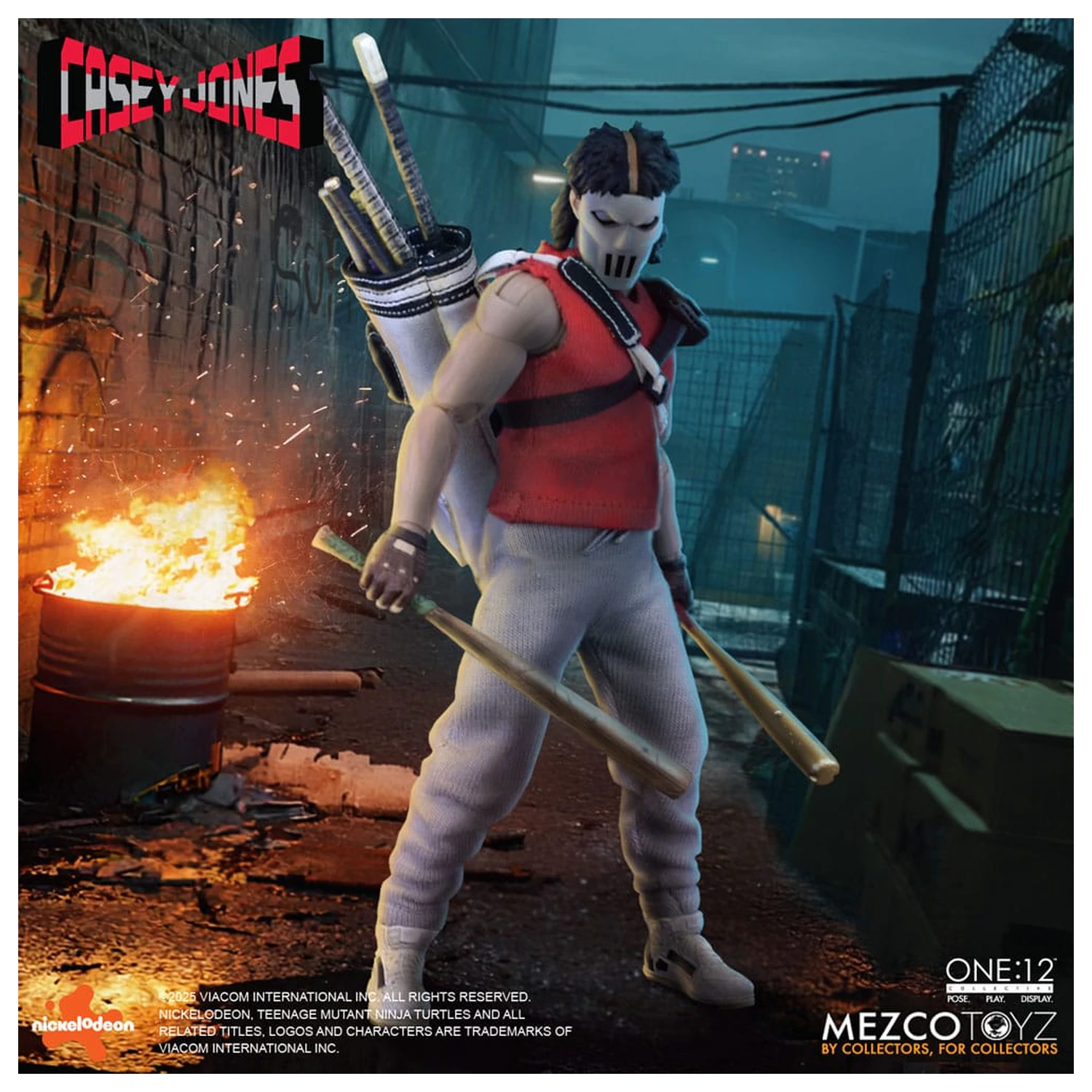 Teenage Mutant Ninja Turtles Figurka 1/12 Casey Jones 17 cm zdjęcie produktu