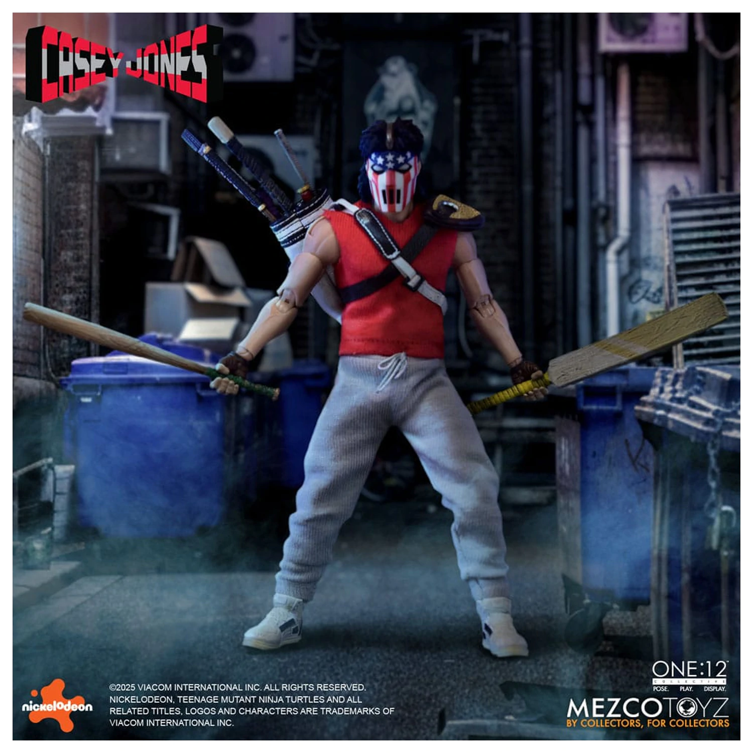 Teenage Mutant Ninja Turtles Figurka 1/12 Casey Jones 17 cm zdjęcie produktu