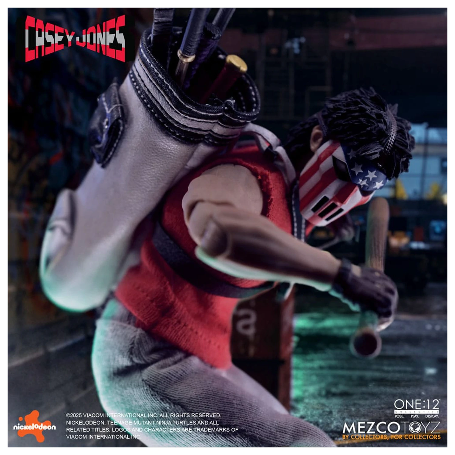 Teenage Mutant Ninja Turtles Figurka 1/12 Casey Jones 17 cm zdjęcie produktu