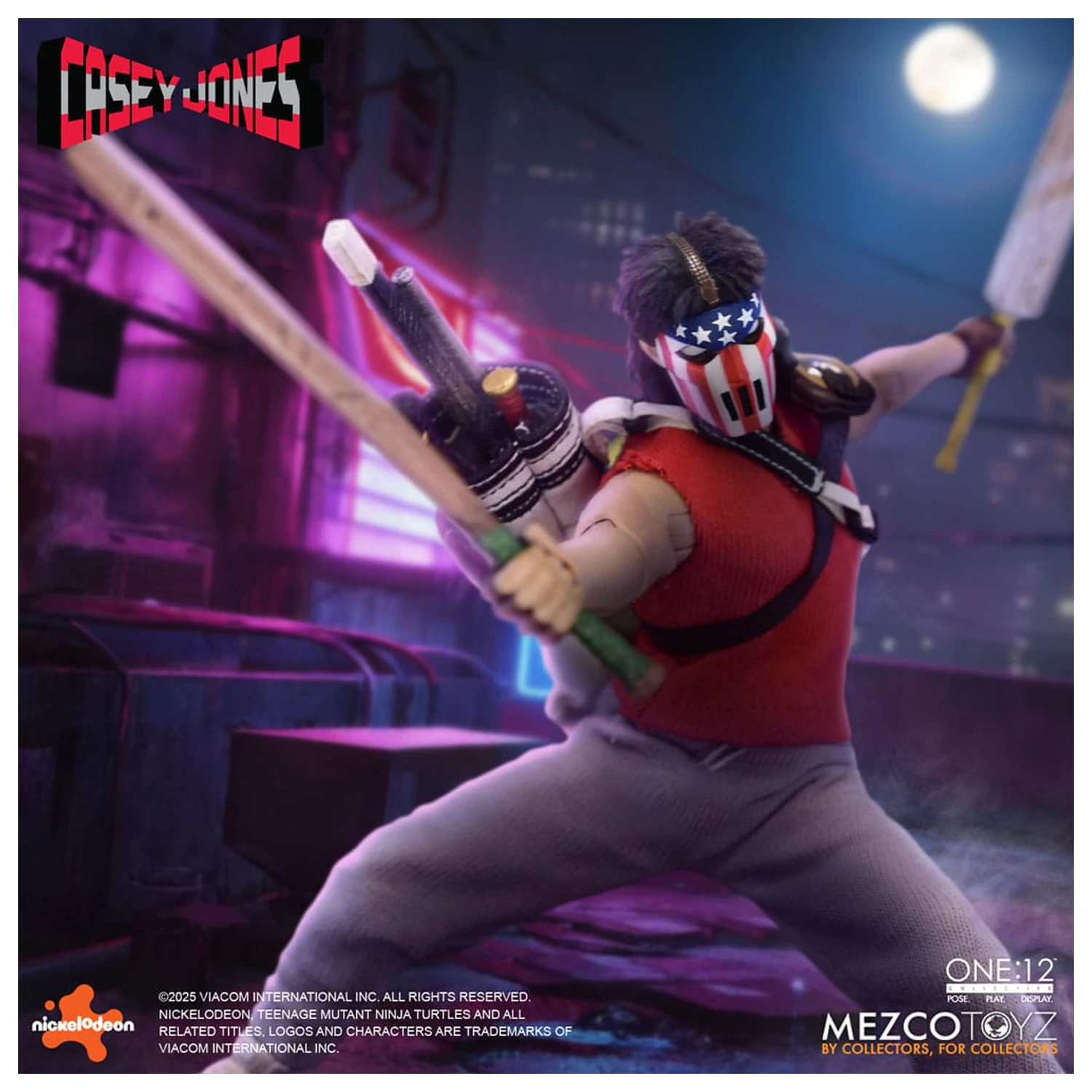 Teenage Mutant Ninja Turtles Figurka 1/12 Casey Jones 17 cm zdjęcie produktu