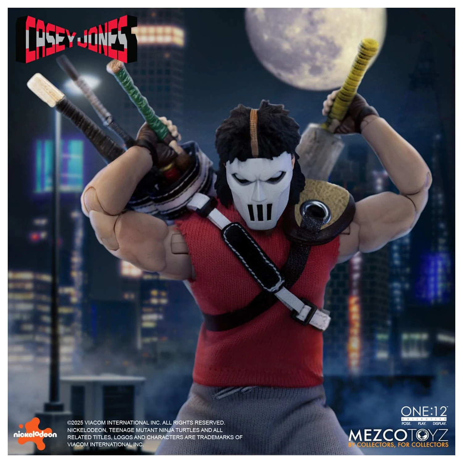 Teenage Mutant Ninja Turtles Figurka 1/12 Casey Jones 17 cm zdjęcie produktu