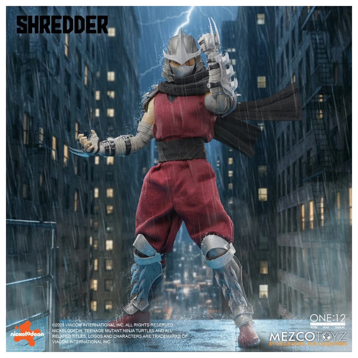 Teenage Mutant Ninja Turtles Figurka 1/12 Shredder 17 cm zdjęcie produktu