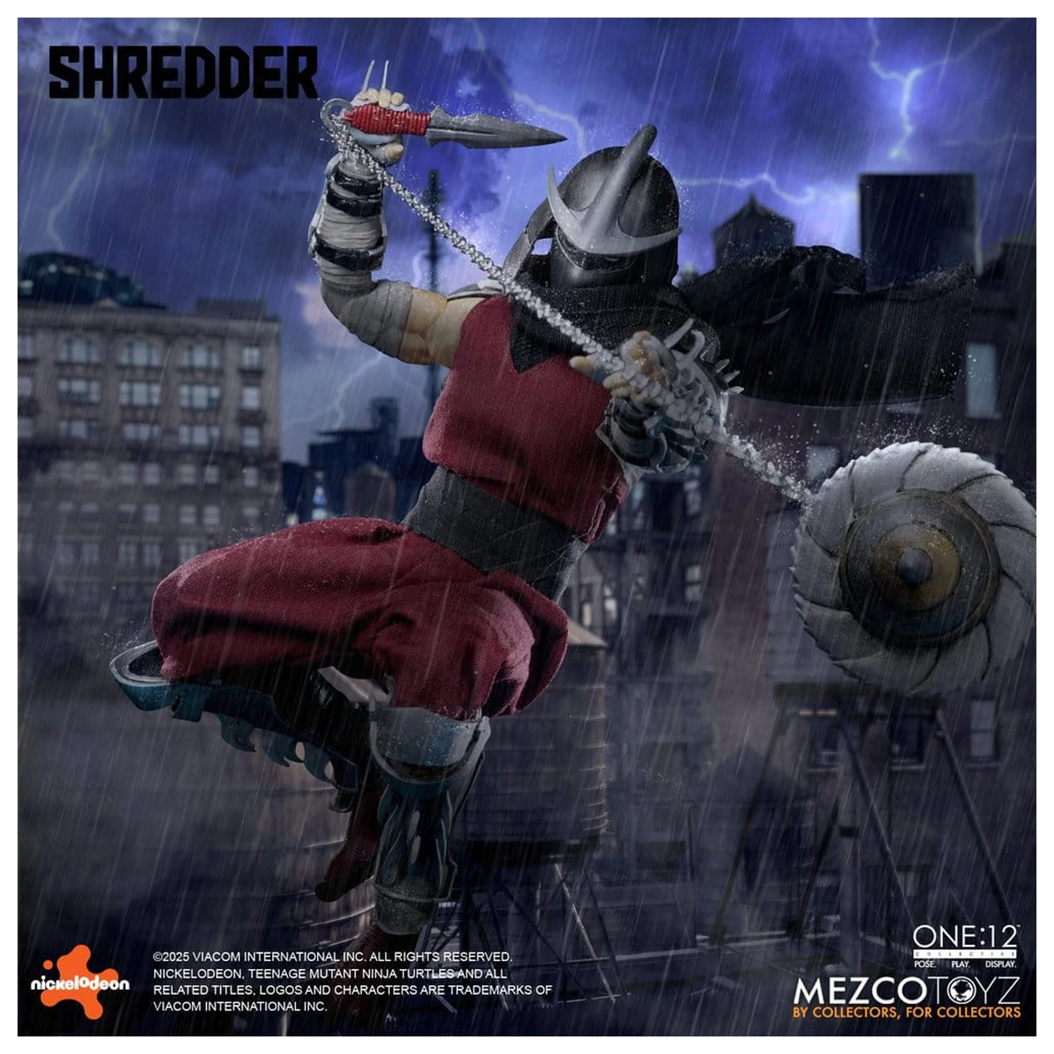 Teenage Mutant Ninja Turtles Figurka 1/12 Shredder 17 cm zdjęcie produktu