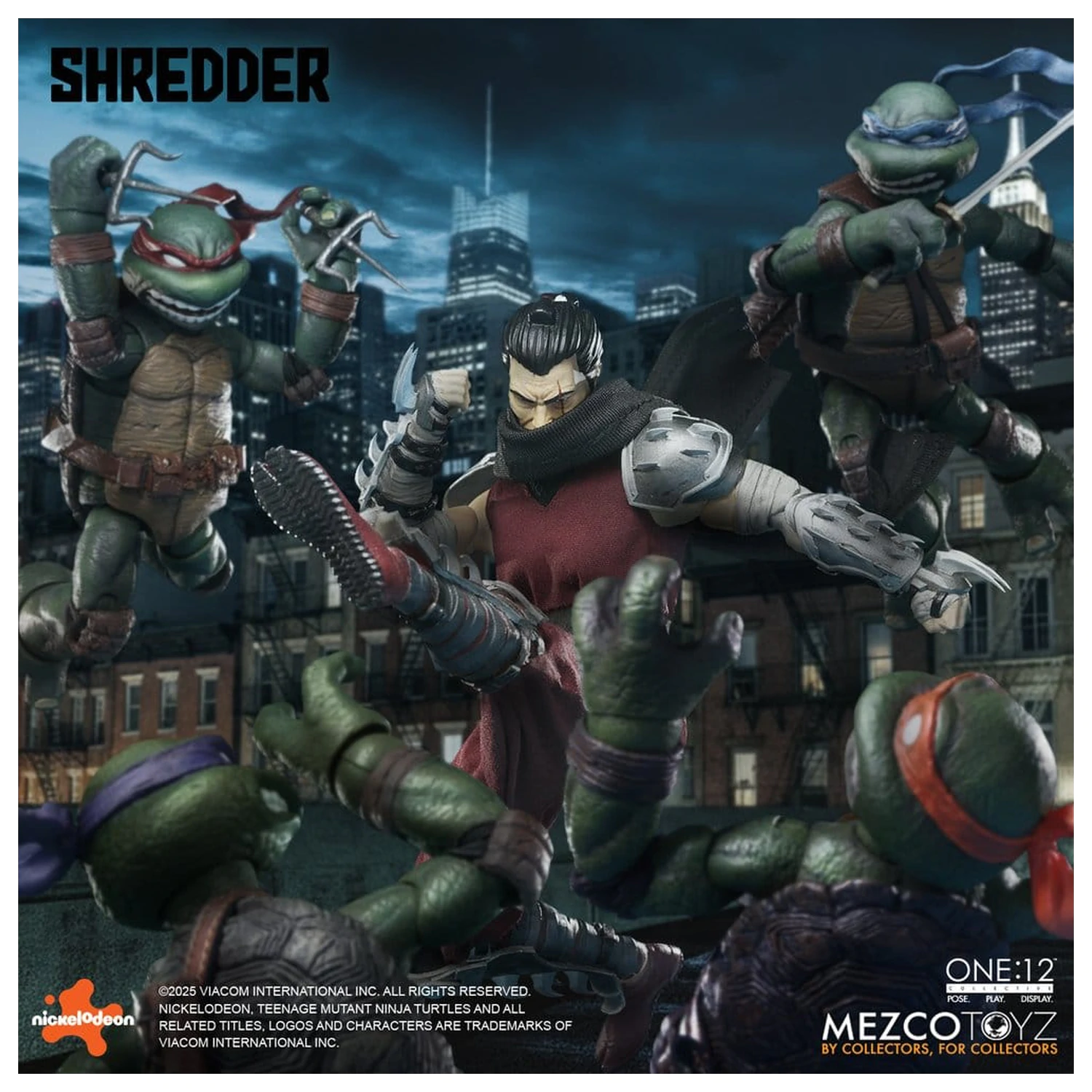 Teenage Mutant Ninja Turtles Figurka 1/12 Shredder 17 cm zdjęcie produktu