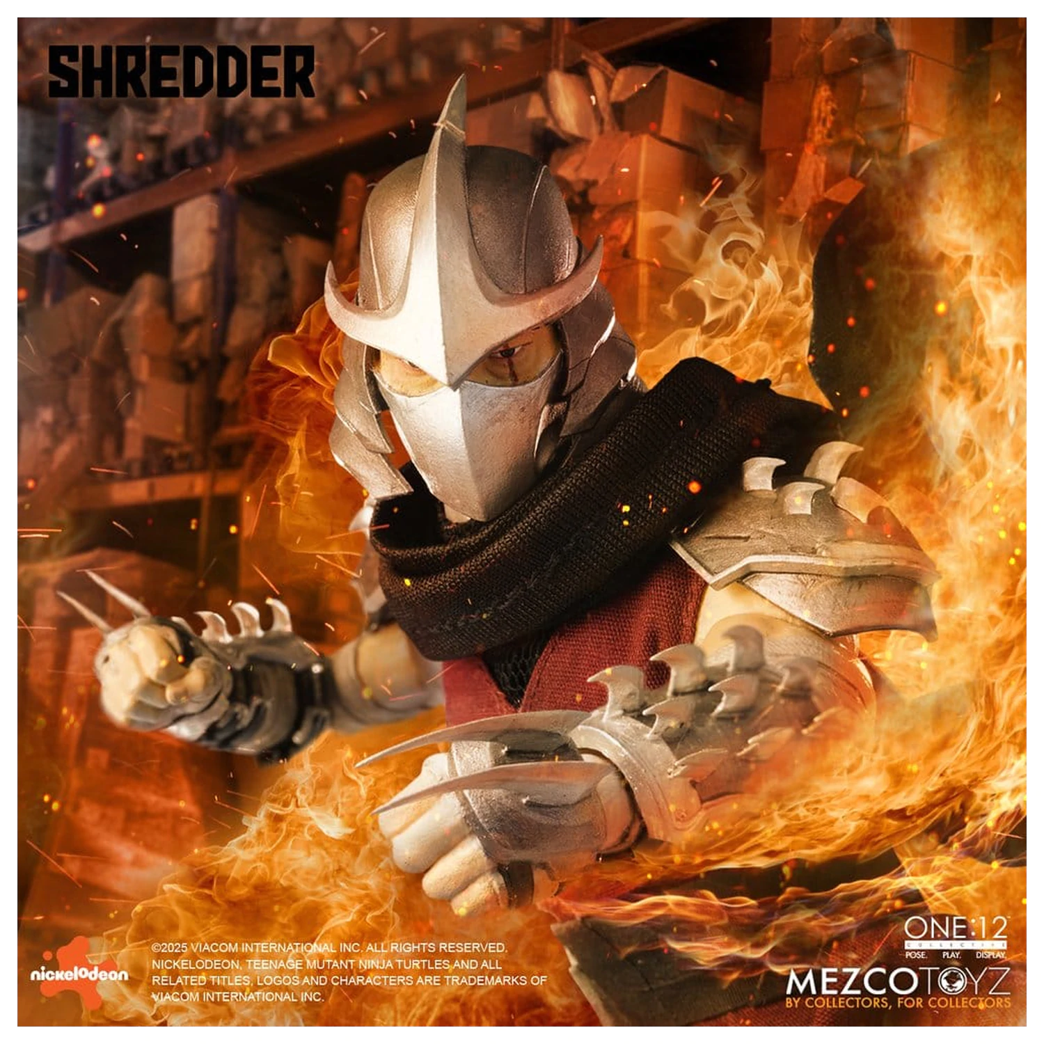 Teenage Mutant Ninja Turtles Figurka 1/12 Shredder 17 cm zdjęcie produktu