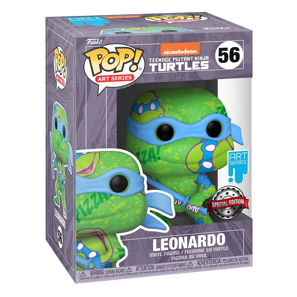 Żółwie Ninja Wojownicze Teenage Mutant Ninja Turtles POP! Artist Series Figurka Vinyl Leonardo 9 cm zdjęcie produktu