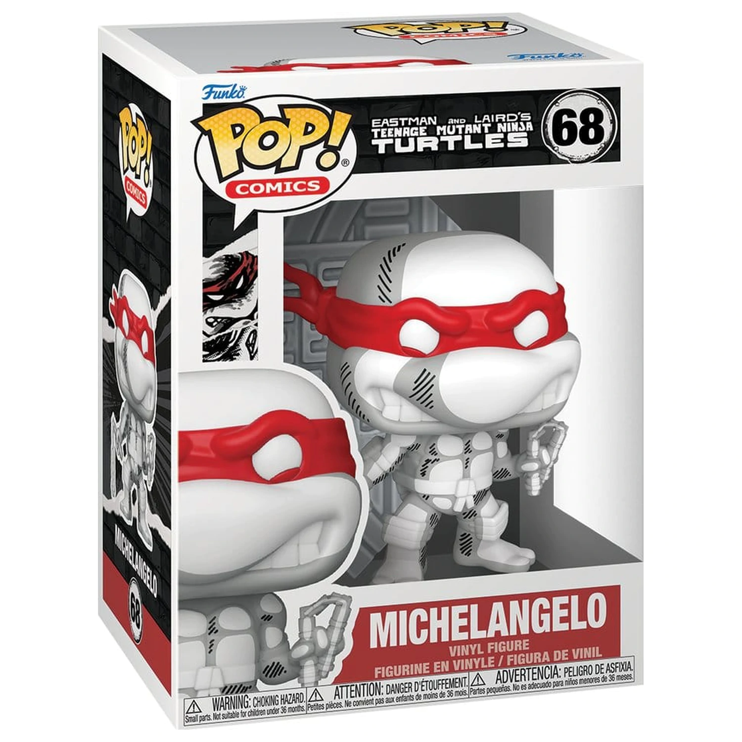 Figurka winylowa Teenage Mutant Ninja Turtles Funko POP! Michelangelo 9 cm zdjęcie produktu
