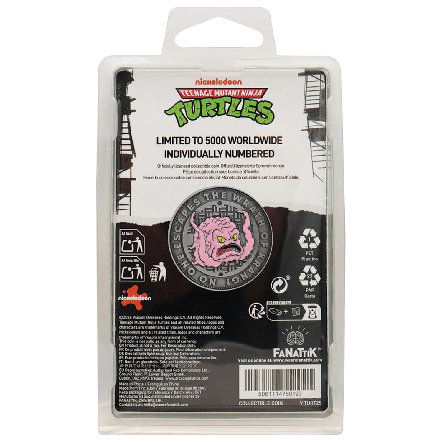 Teenage Mutant Ninja Turtles Collectable Moneta Krang zdjęcie produktu