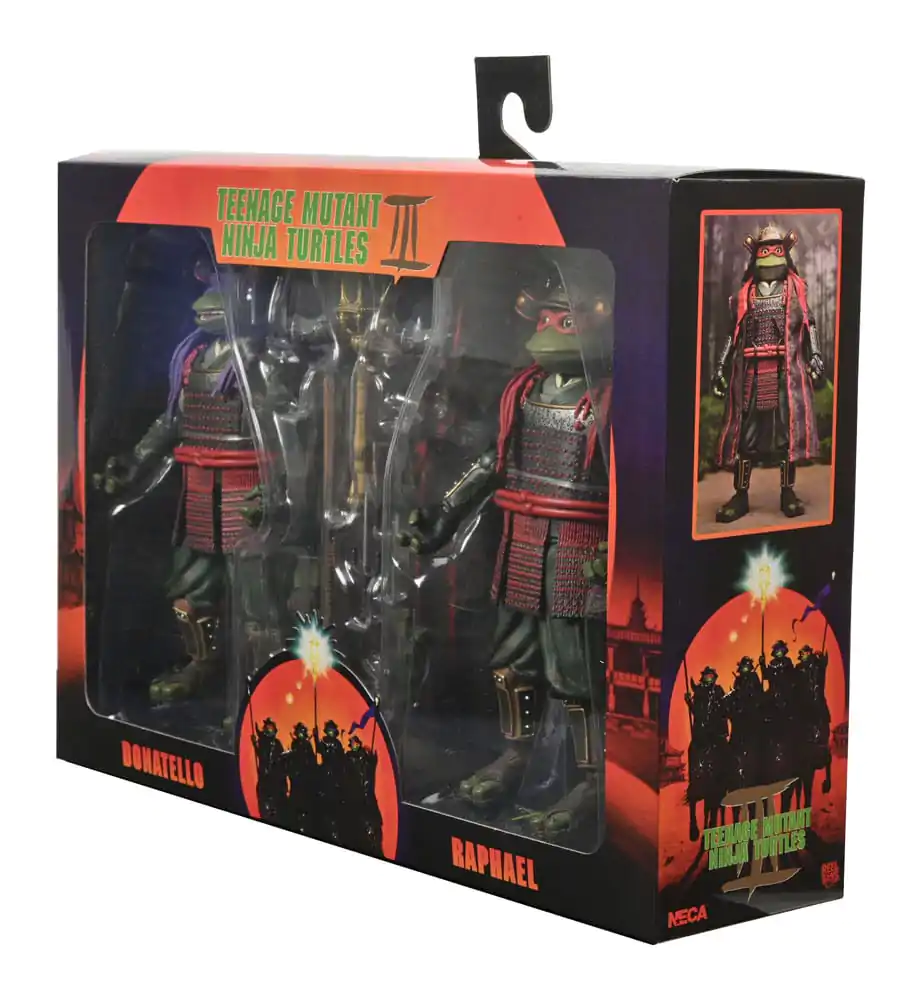 Teenage Mutant Ninja Turtles III Figurka Akcji 2-Pack Donatello & Raphael 18 cm zdjęcie produktu