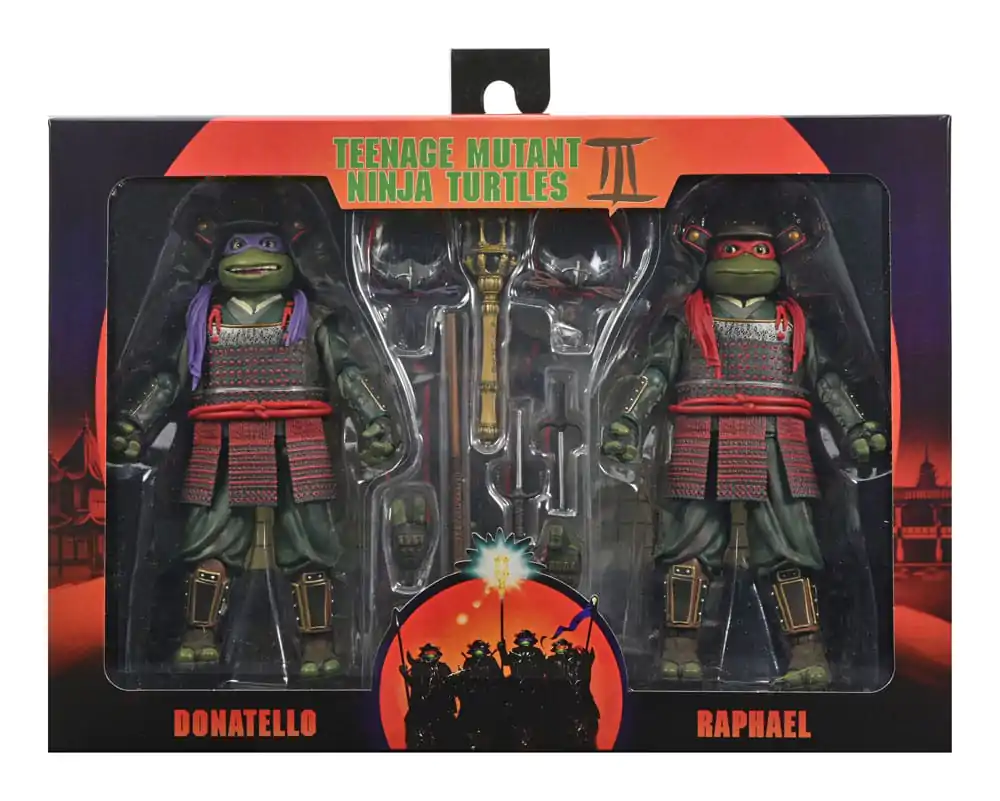 Teenage Mutant Ninja Turtles III Figurka Akcji 2-Pack Donatello & Raphael 18 cm zdjęcie produktu