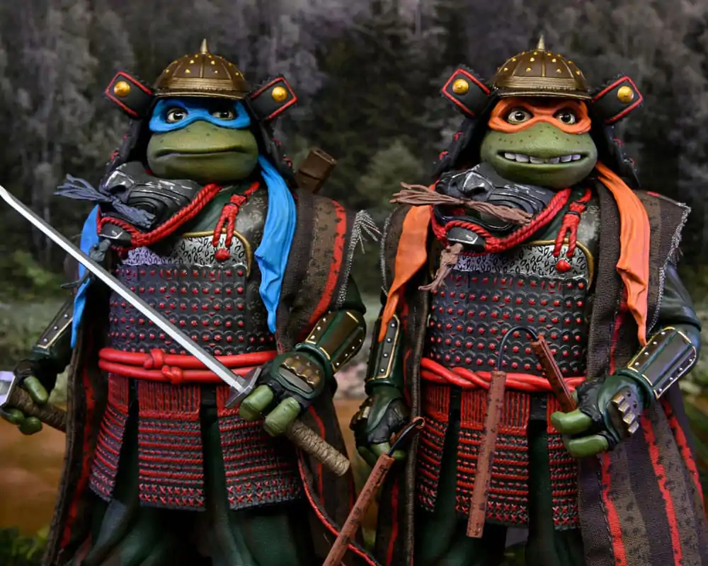 Teenage Mutant Ninja Turtles III Figurki Akcji 2-Pack Leonardo & Michelangelo 18 cm zdjęcie produktu