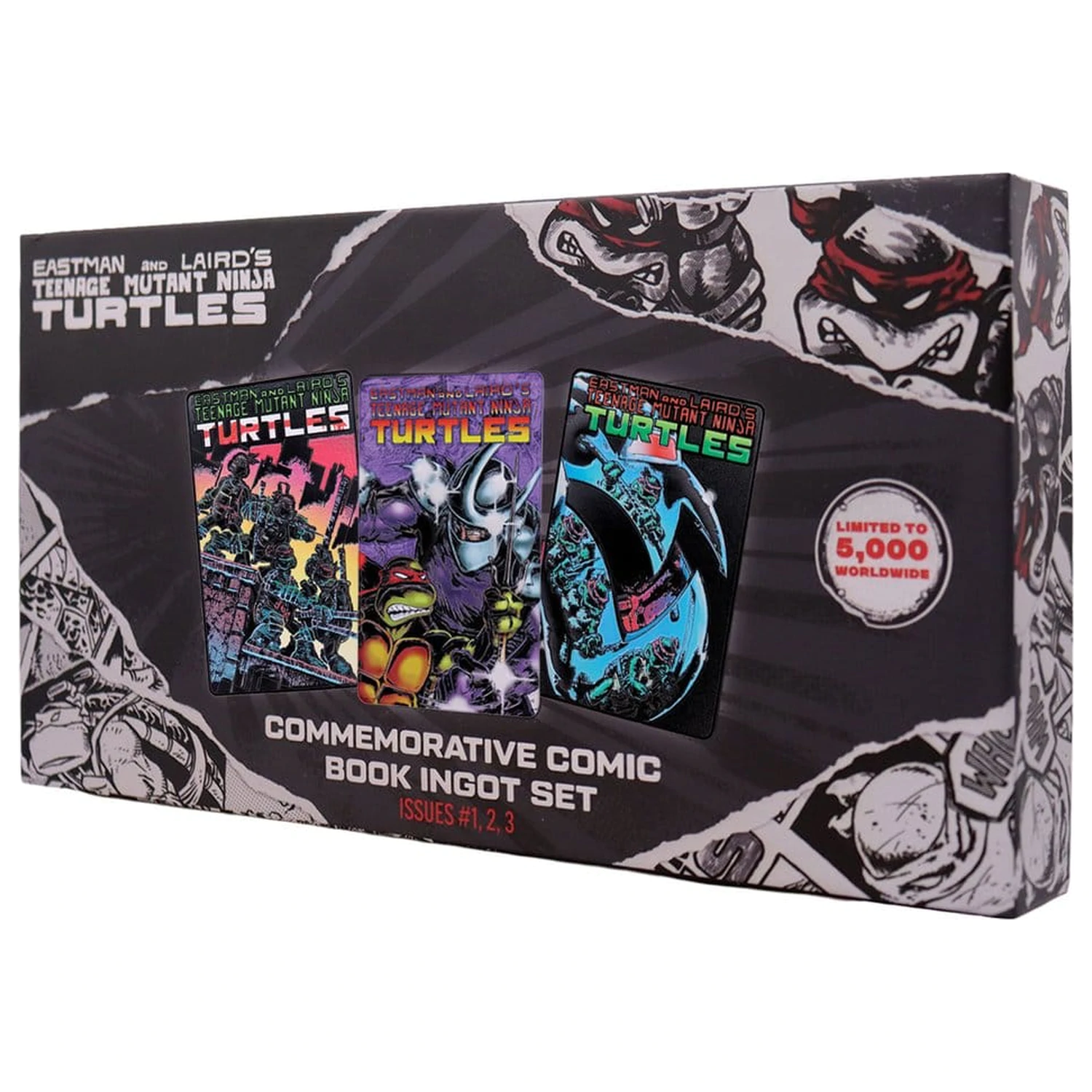 Zestaw sztabek Teenage Mutant Ninja Turtles zestaw trzech sztabek Comic Book Cover Edycja Limitowana zdjęcie produktu