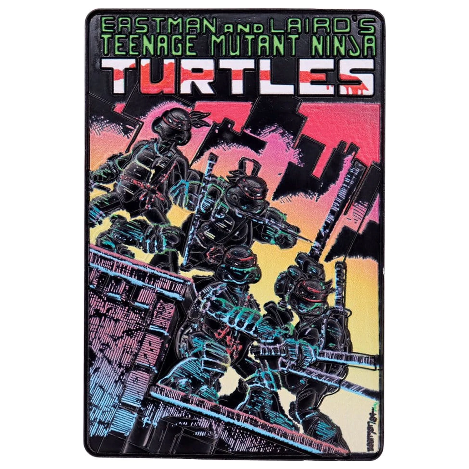 Zestaw sztabek Teenage Mutant Ninja Turtles zestaw trzech sztabek Comic Book Cover Edycja Limitowana zdjęcie produktu