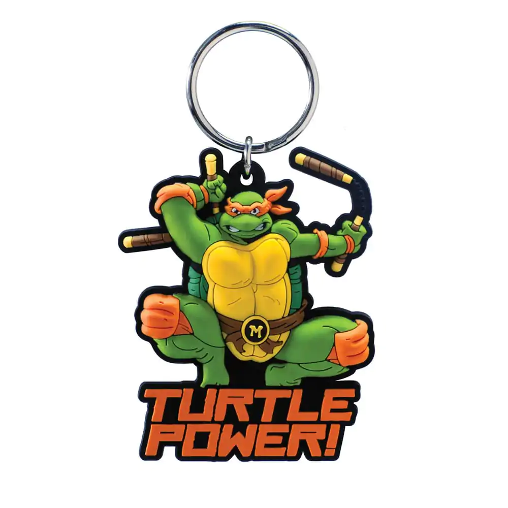 Teenage Mutant Ninja Turtles Soft Touch PVC klips do torby Michelangelo zdjęcie produktu