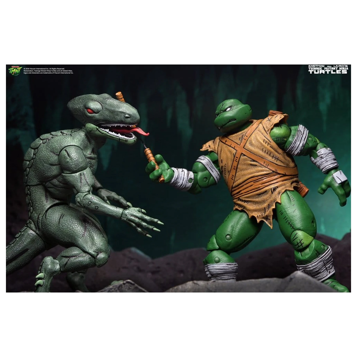 Teenage Mutant Ninja Turtles (Mirage Comics) Figurka Akcji 2-pak Daimyo Orkai & Raptor 18 cm zdjęcie produktu