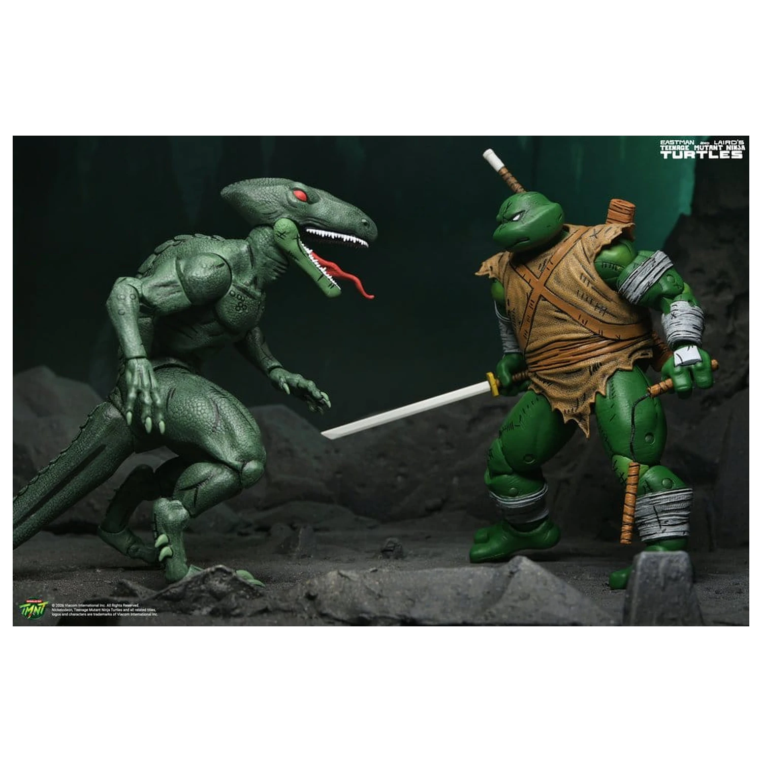Teenage Mutant Ninja Turtles (Mirage Comics) Figurka Akcji 2-pak Daimyo Orkai & Raptor 18 cm zdjęcie produktu
