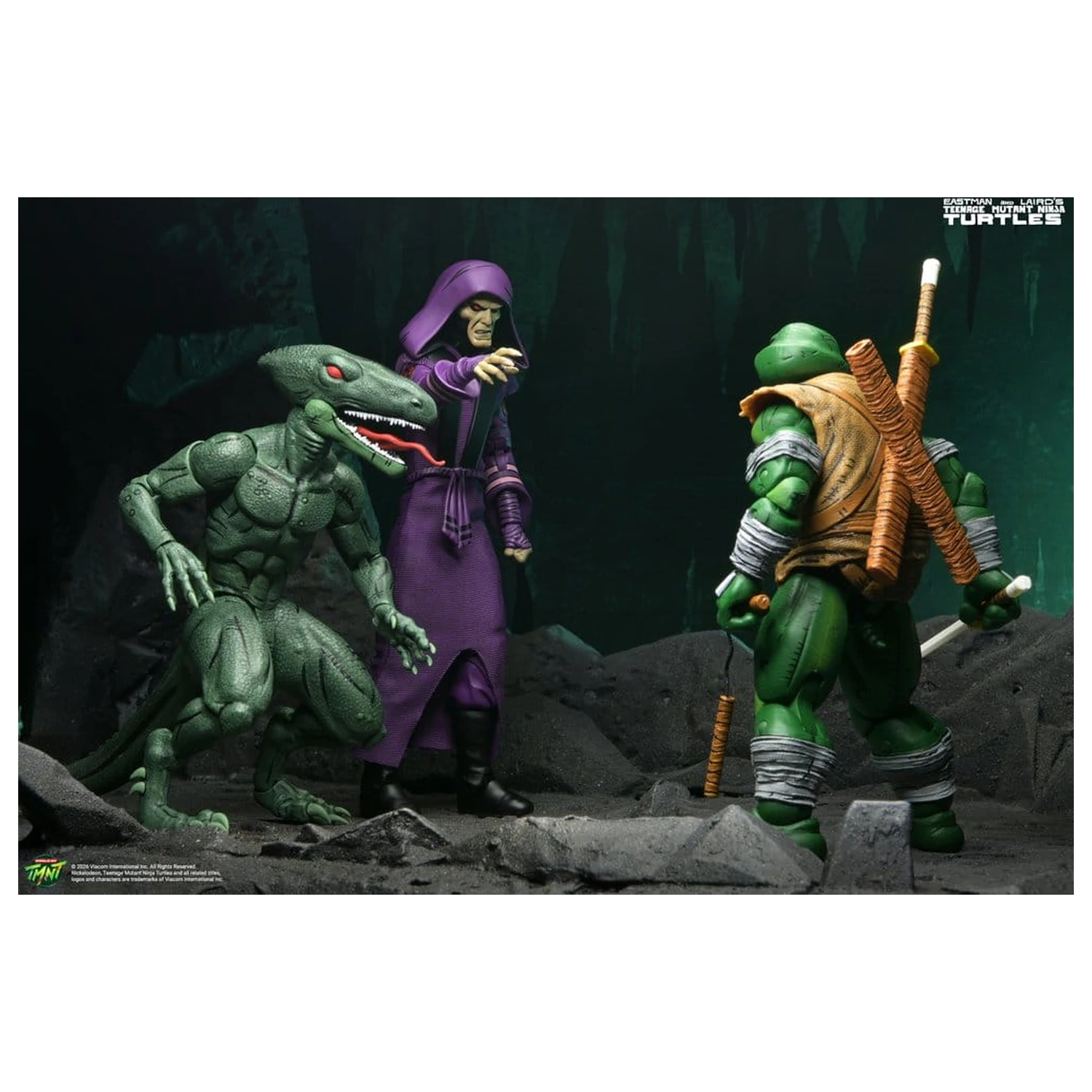 Teenage Mutant Ninja Turtles (Mirage Comics) Figurka Akcji 2-pak Daimyo Orkai & Raptor 18 cm zdjęcie produktu