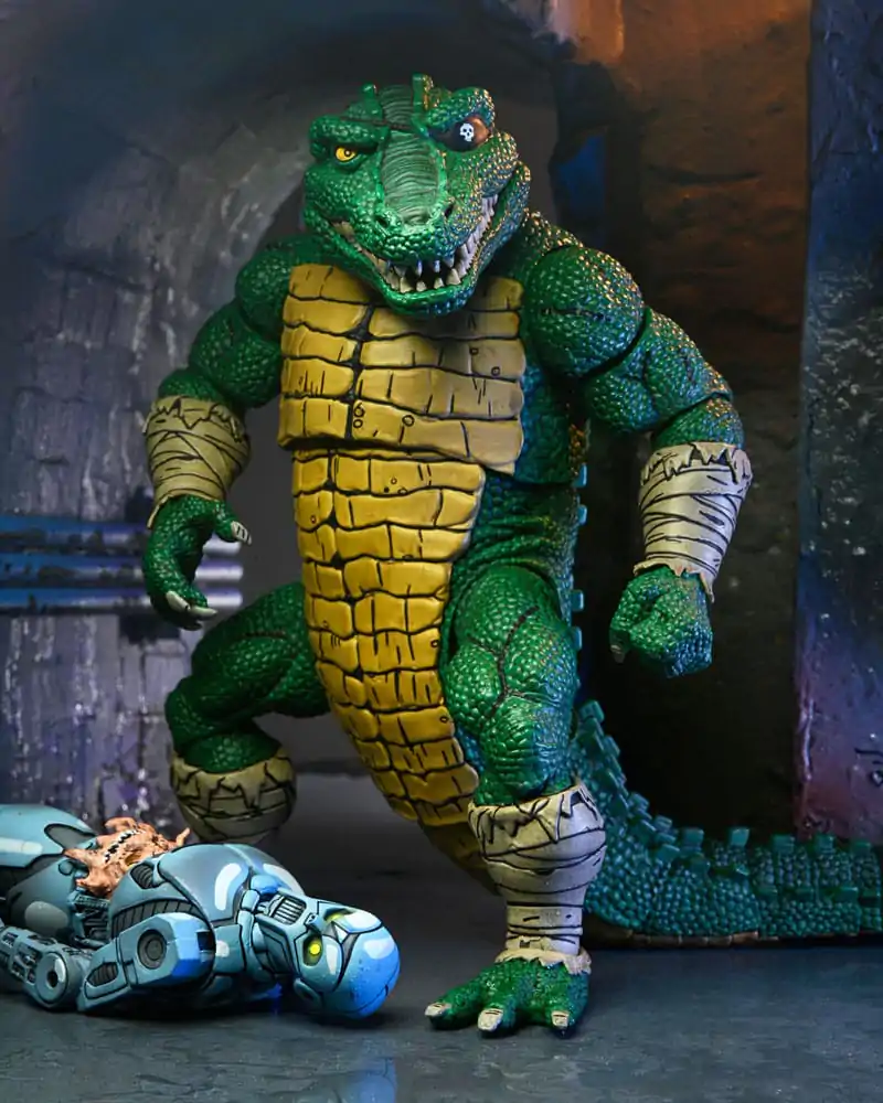 Teenage Mutant Ninja Turtles (Mirage Comics) Figurka Akcji Leatherhead 21 cm zdjęcie produktu