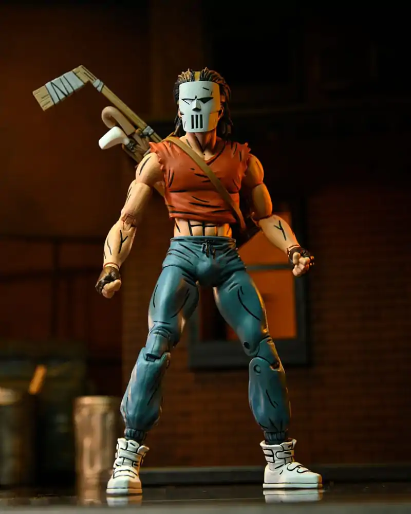 Żółwie Ninja (Mirage Comics) Figurka Akcji Casey Jones w czerwonej koszulce 18 cm zdjęcie produktu