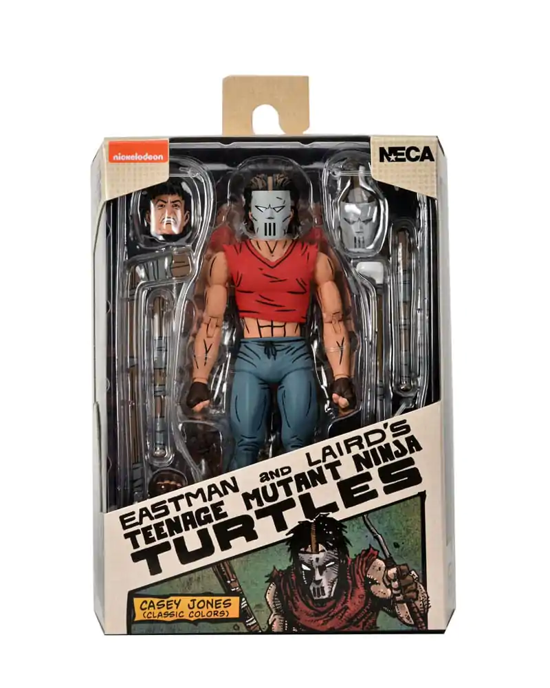 Żółwie Ninja (Mirage Comics) Figurka Akcji Casey Jones w czerwonej koszulce 18 cm zdjęcie produktu