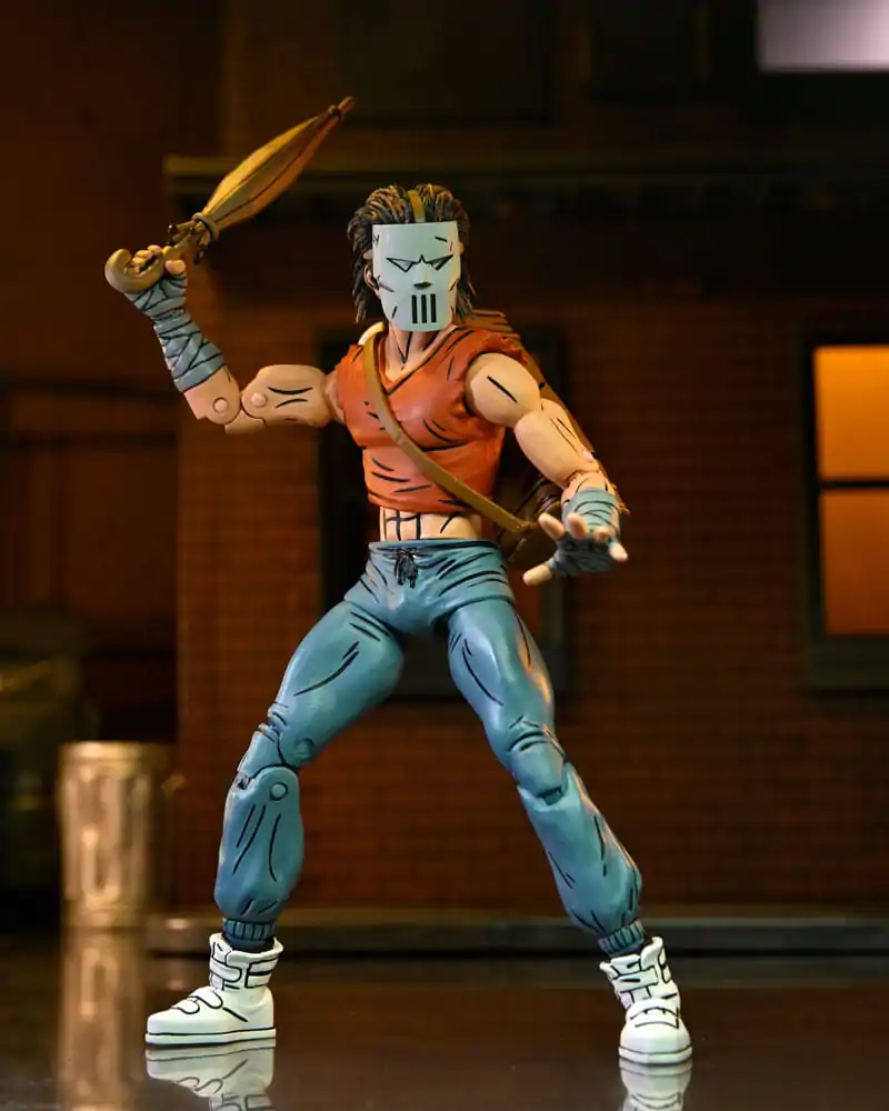 Żółwie Ninja (Mirage Comics) Figurka Akcji Casey Jones w czerwonej koszulce 18 cm zdjęcie produktu