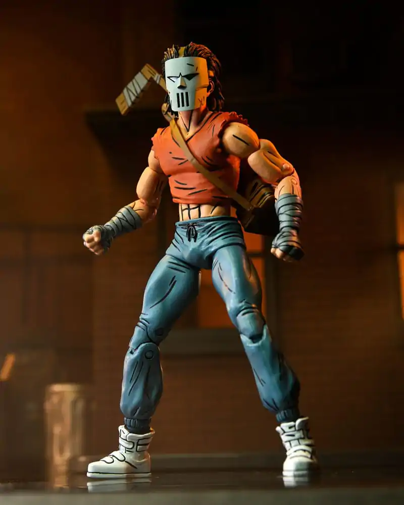 Żółwie Ninja (Mirage Comics) Figurka Akcji Casey Jones w czerwonej koszulce 18 cm zdjęcie produktu