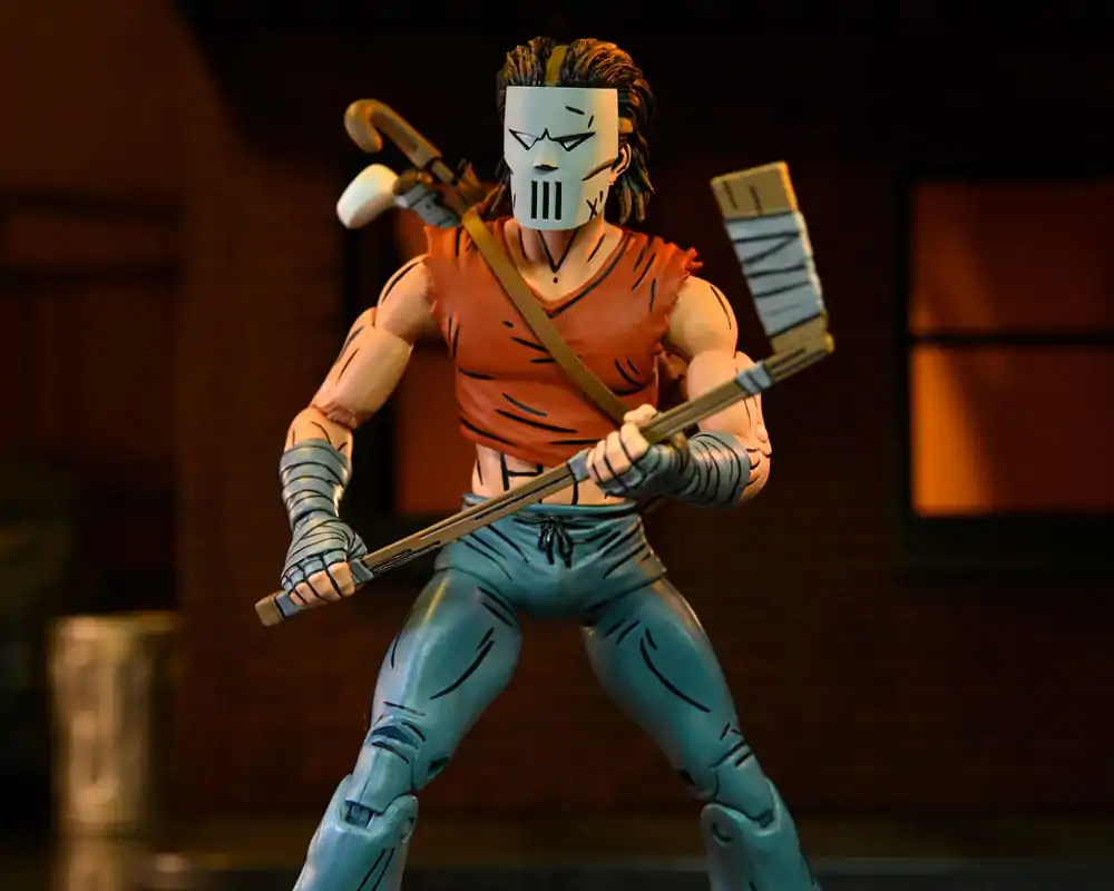 Żółwie Ninja (Mirage Comics) Figurka Akcji Casey Jones w czerwonej koszulce 18 cm zdjęcie produktu