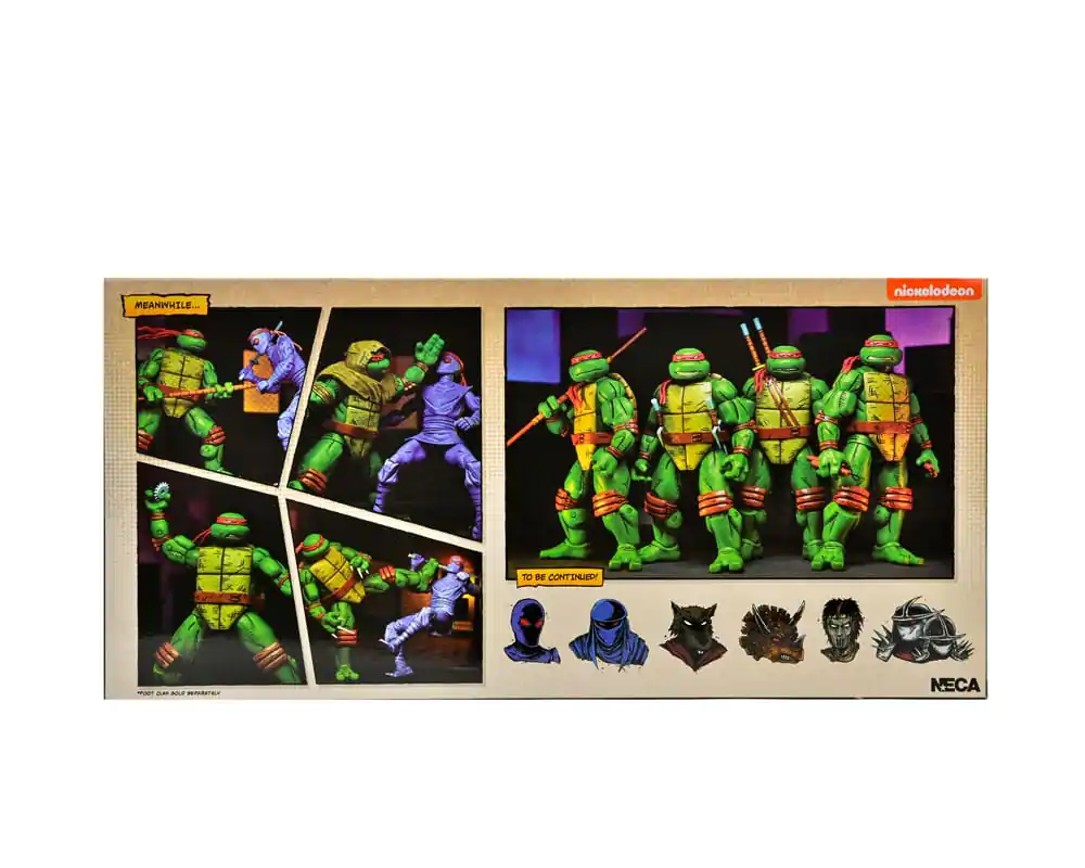 Teenage Mutant Ninja Turtles (Mirage Comics) Figurki akcji 4-pak Leonardo, Raphael, Michelangelo i Donatello 18 cm zdjęcie produktu