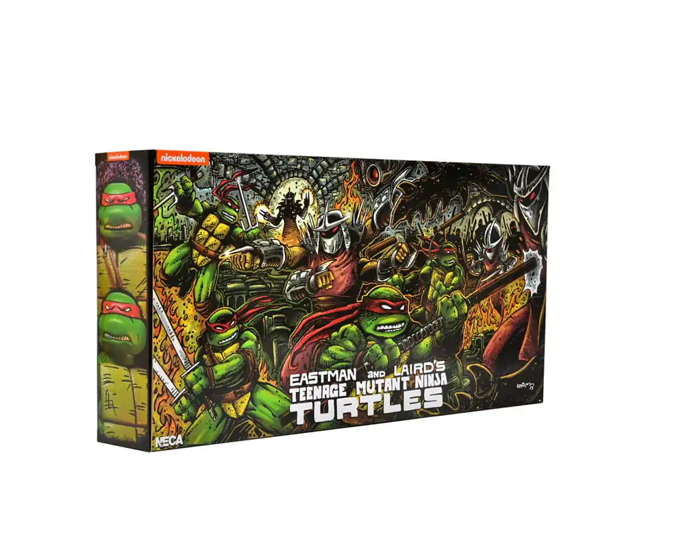 Teenage Mutant Ninja Turtles (Mirage Comics) Figurki akcji 4-pak Leonardo, Raphael, Michelangelo i Donatello 18 cm zdjęcie produktu