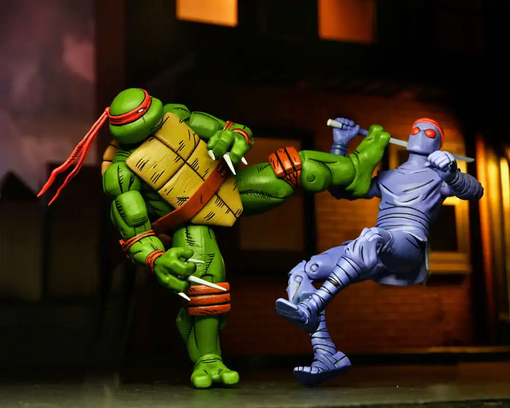 Teenage Mutant Ninja Turtles (Mirage Comics) Figurki akcji 4-pak Leonardo, Raphael, Michelangelo i Donatello 18 cm zdjęcie produktu