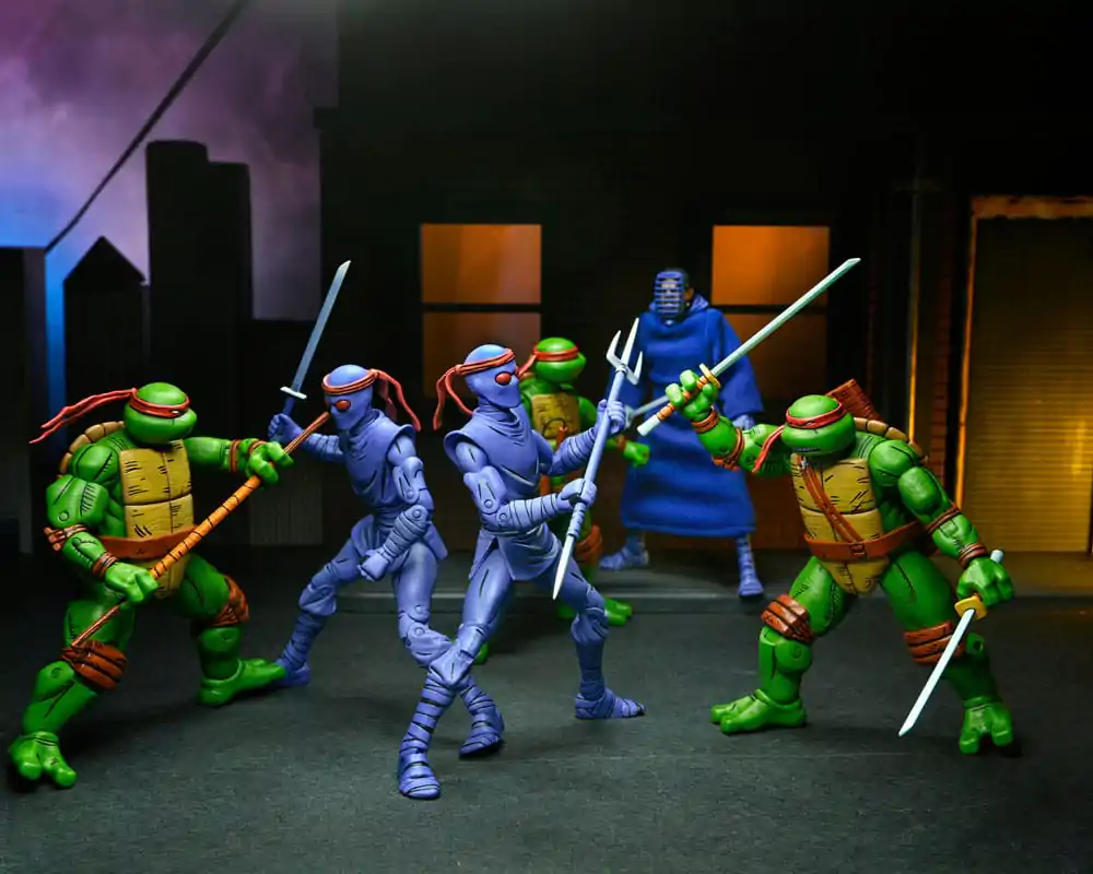 Teenage Mutant Ninja Turtles (Mirage Comics) Figurki akcji 4-pak Leonardo, Raphael, Michelangelo i Donatello 18 cm zdjęcie produktu