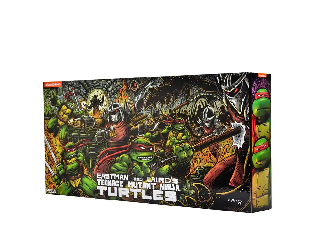Teenage Mutant Ninja Turtles (Mirage Comics) Figurki akcji 4-pak Leonardo, Raphael, Michelangelo i Donatello 18 cm zdjęcie produktu