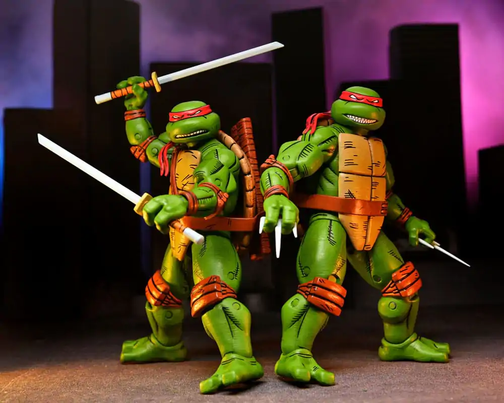 Teenage Mutant Ninja Turtles (Mirage Comics) Figurki akcji 4-pak Leonardo, Raphael, Michelangelo i Donatello 18 cm zdjęcie produktu