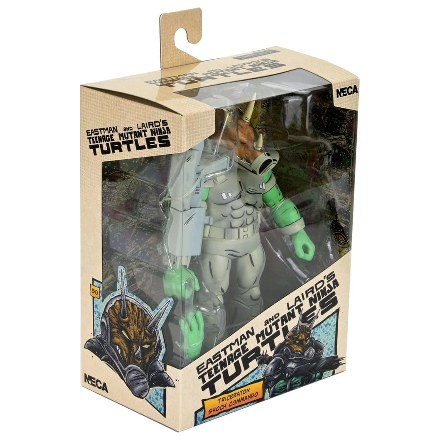 Teenage Mutant Ninja Turtles (Mirage Comics) Figurka Akcji Shock Commando Triceraton 18 cm zdjęcie produktu