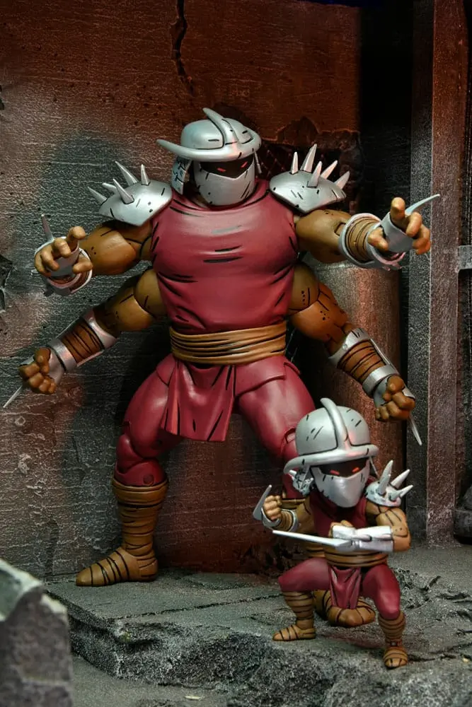 Żółwie Ninja (Mirage Comics) Figurka Akcji Shredder Clone & Mini Shredder (Deluxe) 18 cm zdjęcie produktu